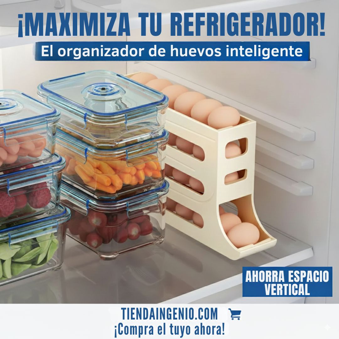 EggSpace® – Ahorro máximo de espacio en tu nevera.