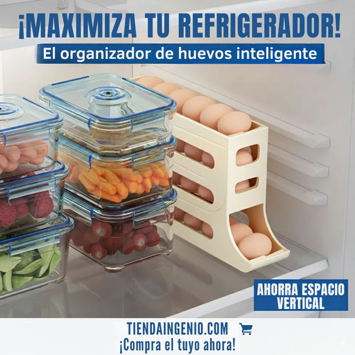 EggSpace® – Ahorro máximo de espacio en tu nevera.