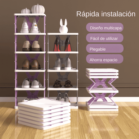 SmartZapatero® – Zapatero plegable 6 pisos
